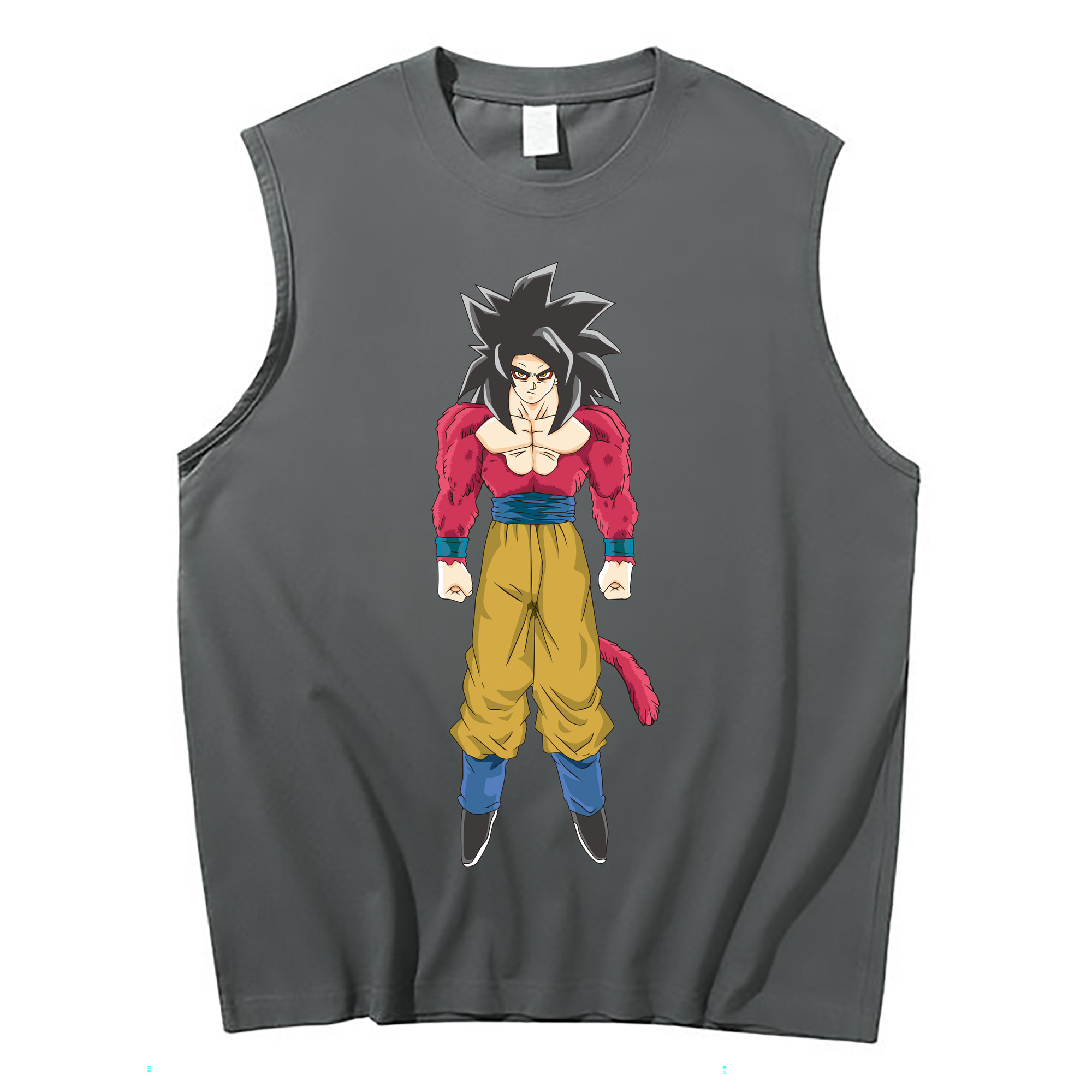 （画像用） ドラゴンボール 孫悟空（そん ごくう）Son Goku カカロット DRAGON BALL Kakarotto コットン100％タンクトップ（フロントプリント）